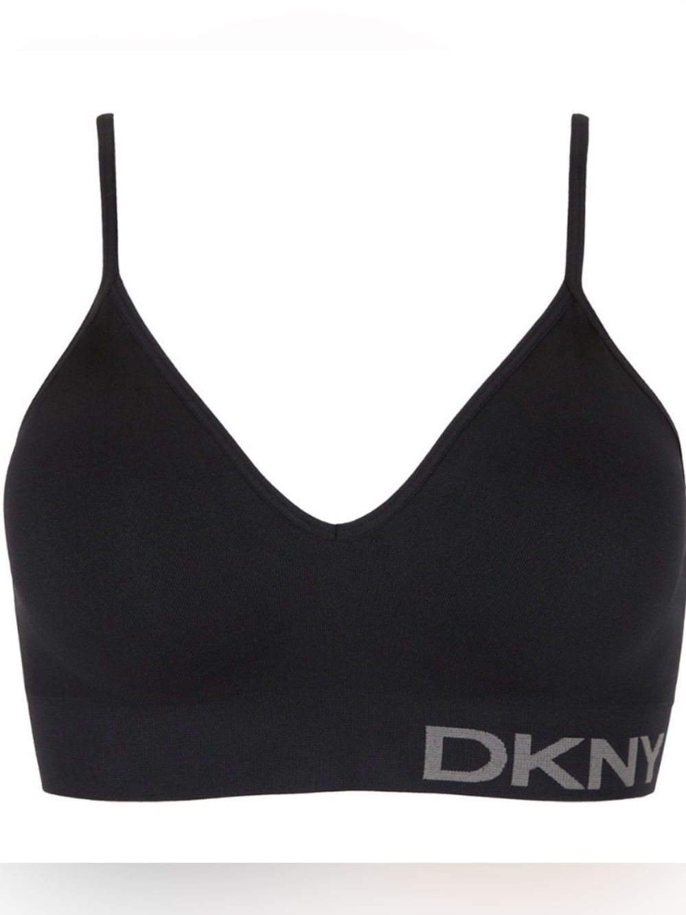 DKNY 2 Pack Soft Seamless Stretch Bras With Adjustable Straps XL - Picture 3 of 4
